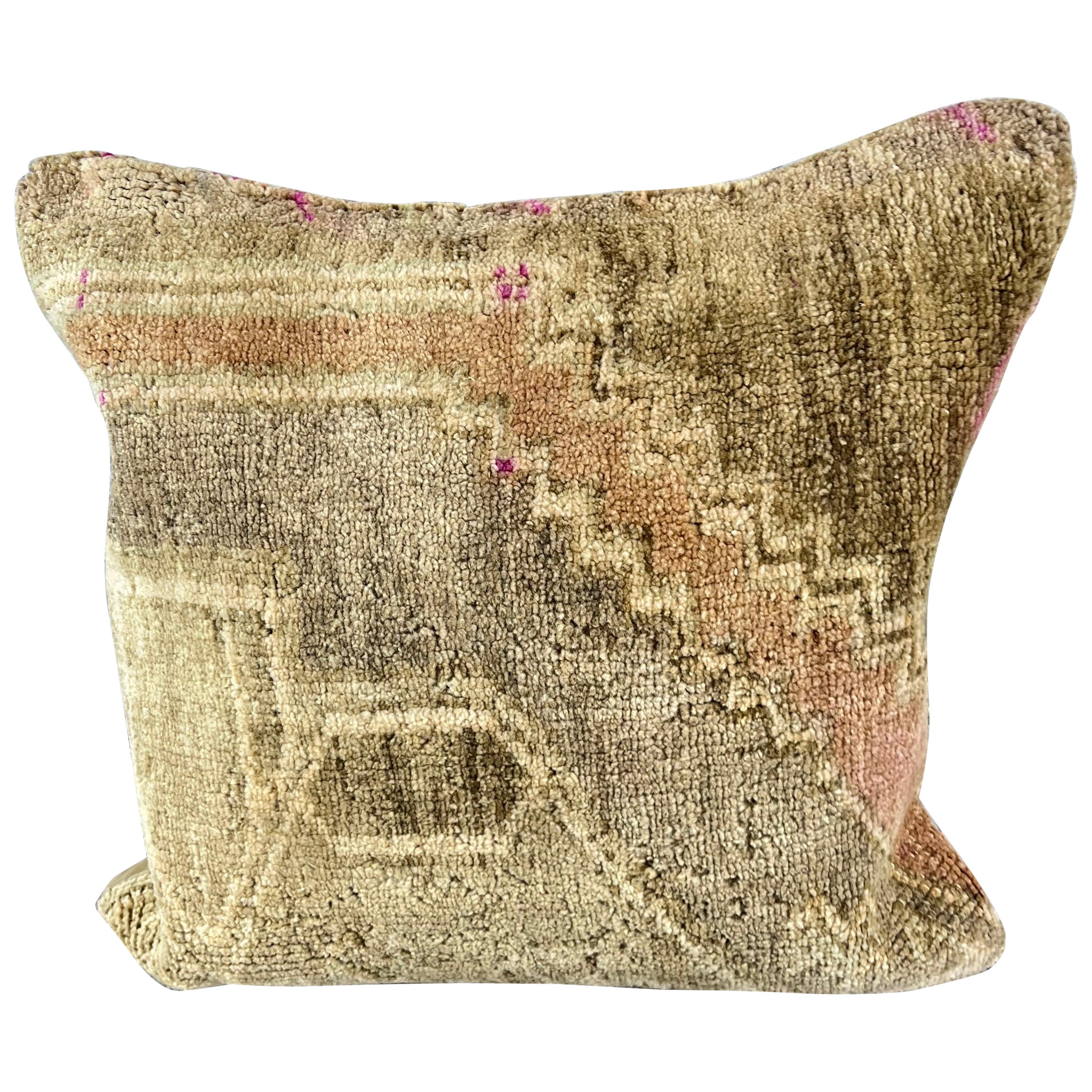 20 x 20 Teppich Aegean Breeze Türkisches Kissen mit Kissenbezug #7633