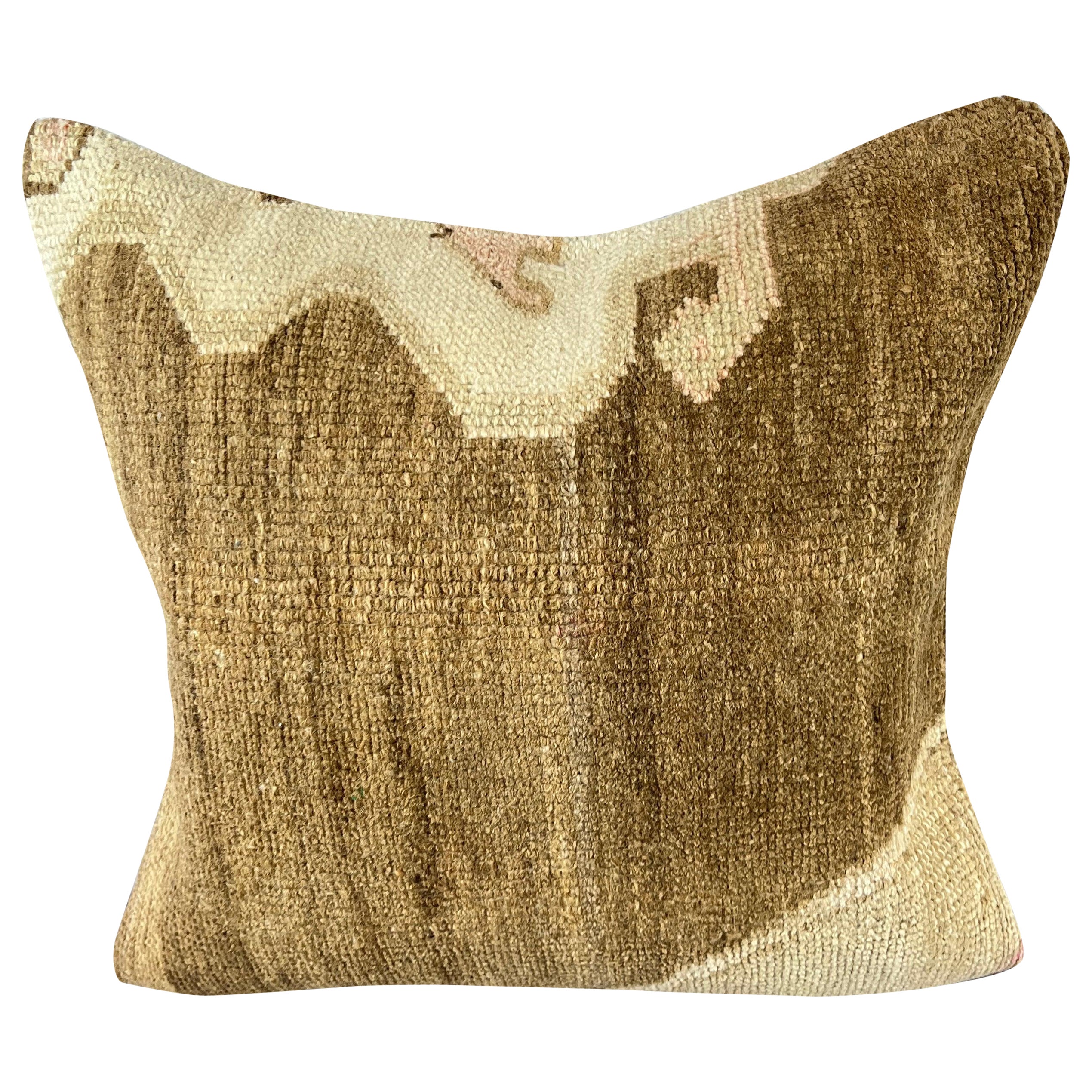 20 x 20 Rug Pillow Seraphic Bliss Turkish Pillow Cushion Cover #6703