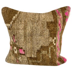20 x 20 Rug Pillow Sultan's Tranquil Turkish Pillow Cushion Cover #7607