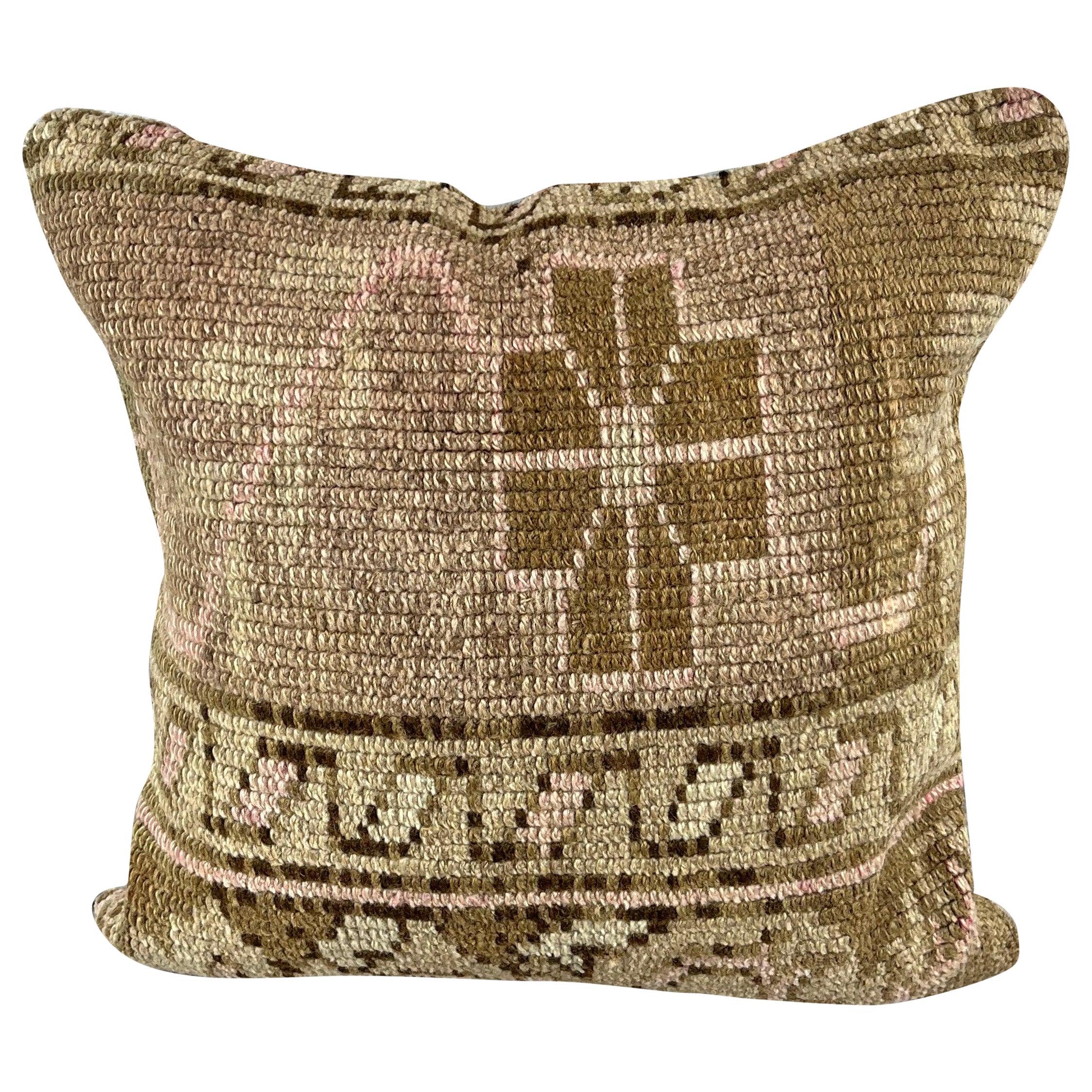 20 x 20 Rug Pillow Horizon Zenith Turkish Pillow Cushion Cover #7359