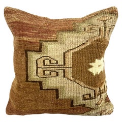 20 x 20 Rug Pillow Ottoman Serene Turkish Pillow Cushion Cover #7347