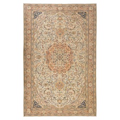 8.3x12 Ft Modern Handmade Turkish Kayseri Wool Area Rug with Medallion Design