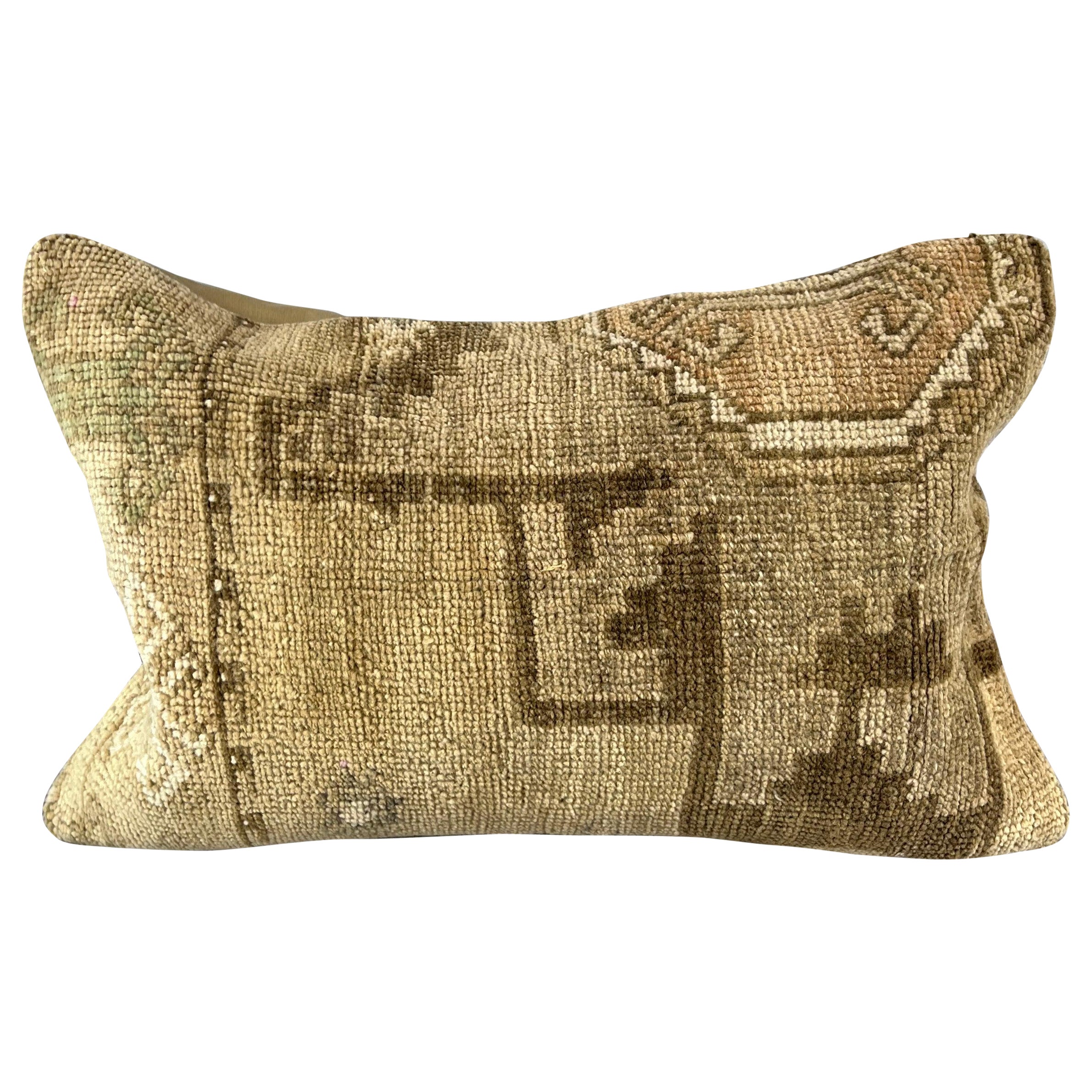 16 x 24 Teppich Anatolian Luminescence Türkisches Kissen mit Kissenbezug #7732