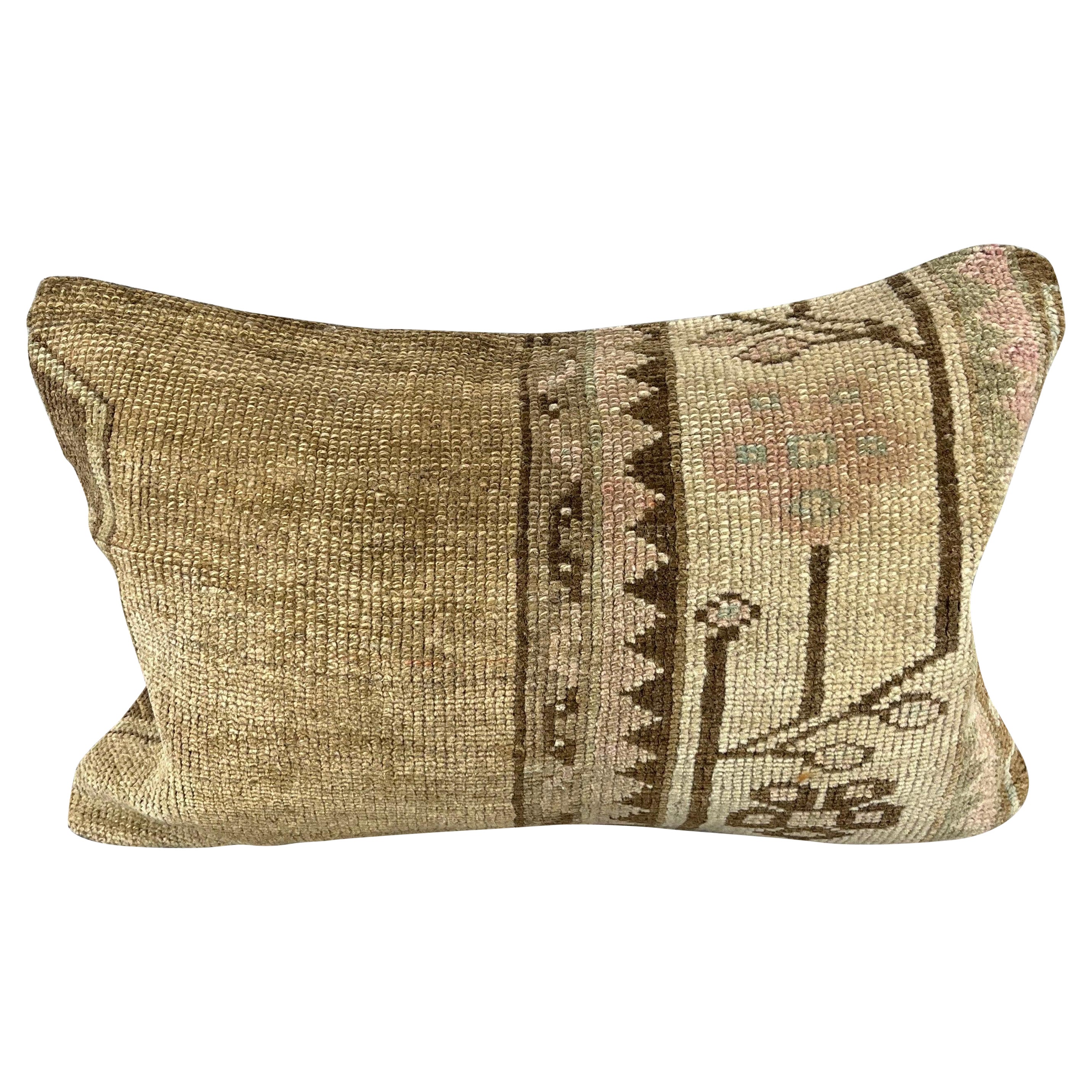 16 x 24 Rug Pillow Sultanate Bliss Turkish Pillow Cushion Cover #7413