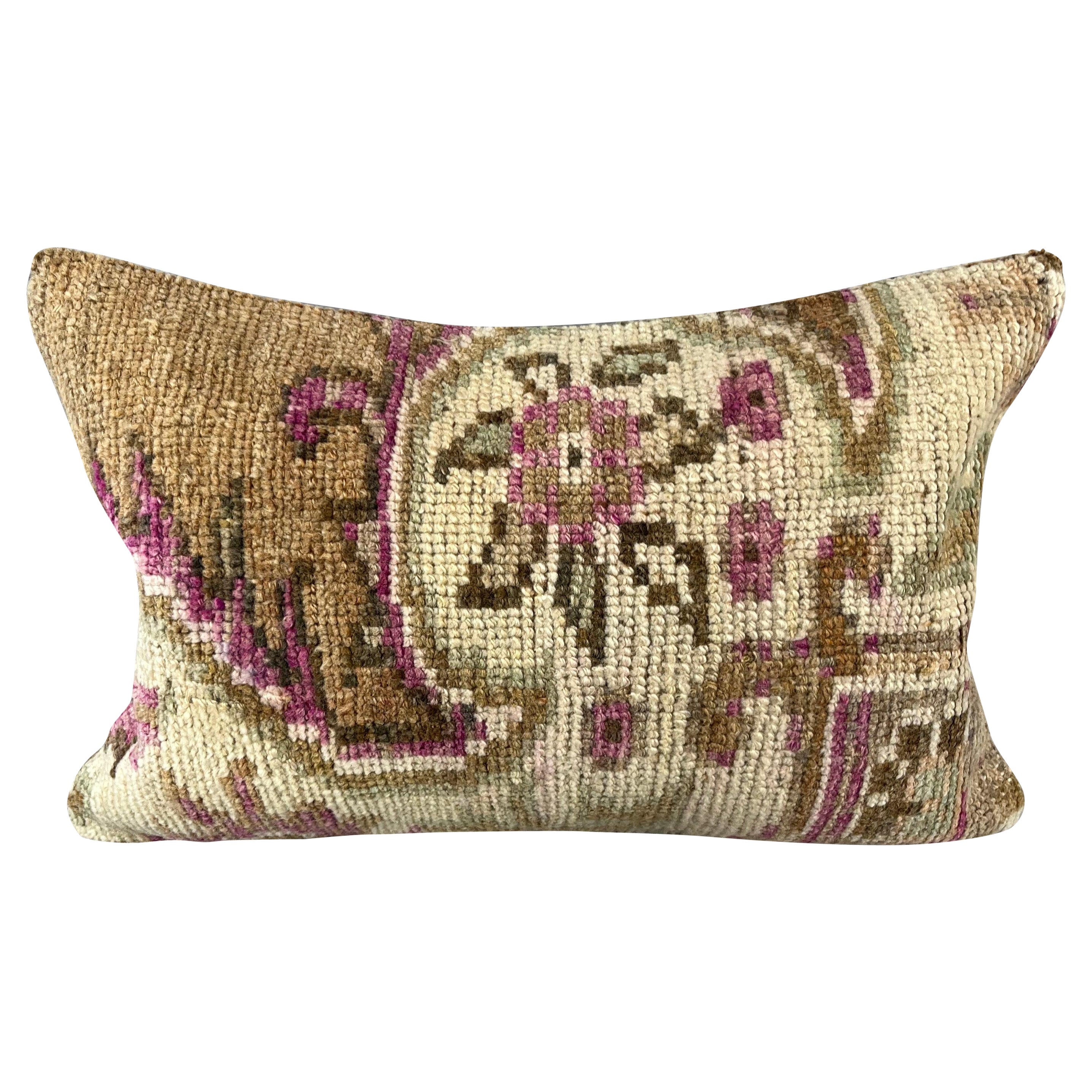 16 x 24 Teppich-Kissen Byzantinisches Emberglow Türkisches Kissen mit Kissenbezug #7447