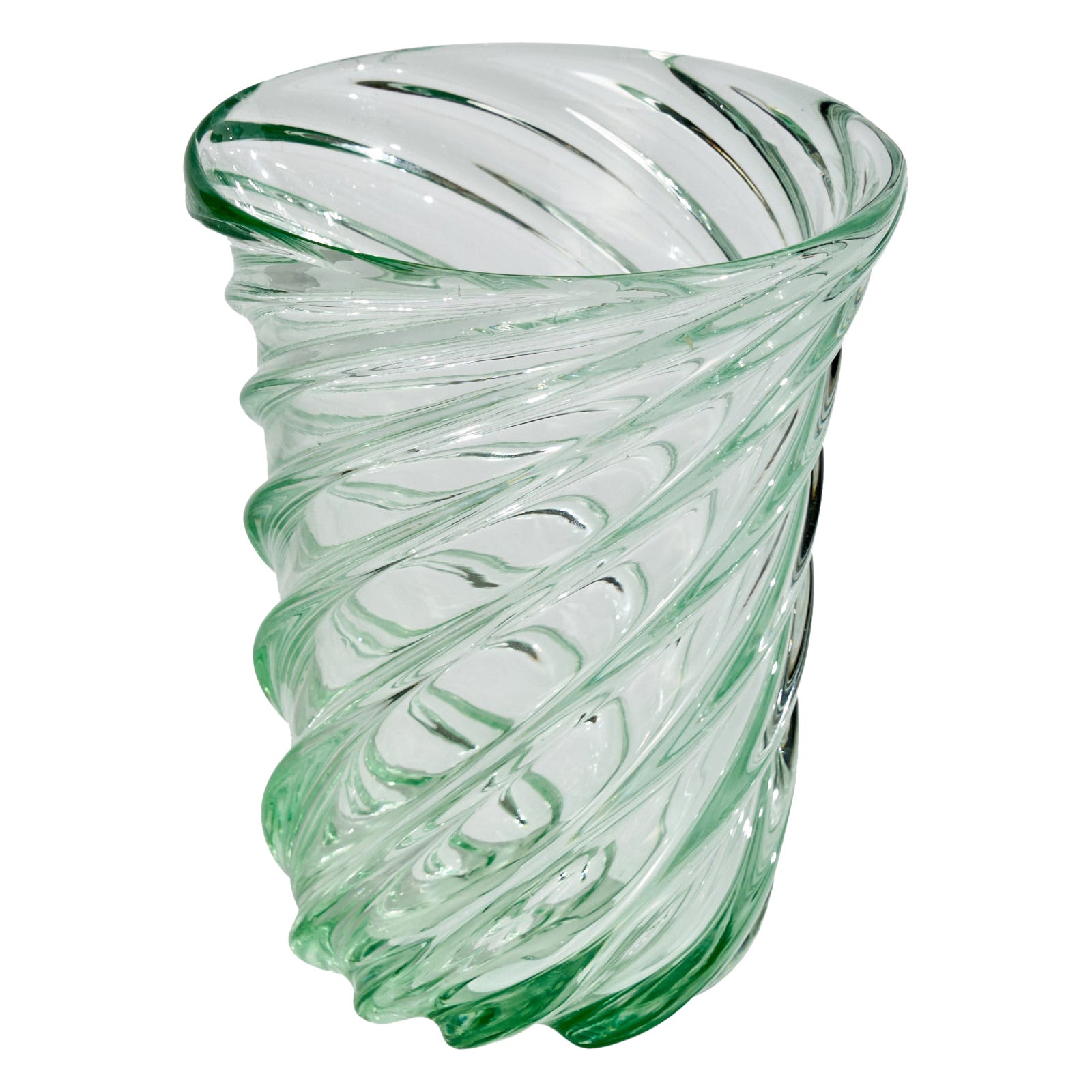 Johansfors Glasbruk, Vase, Glass, Sweden, 1930s