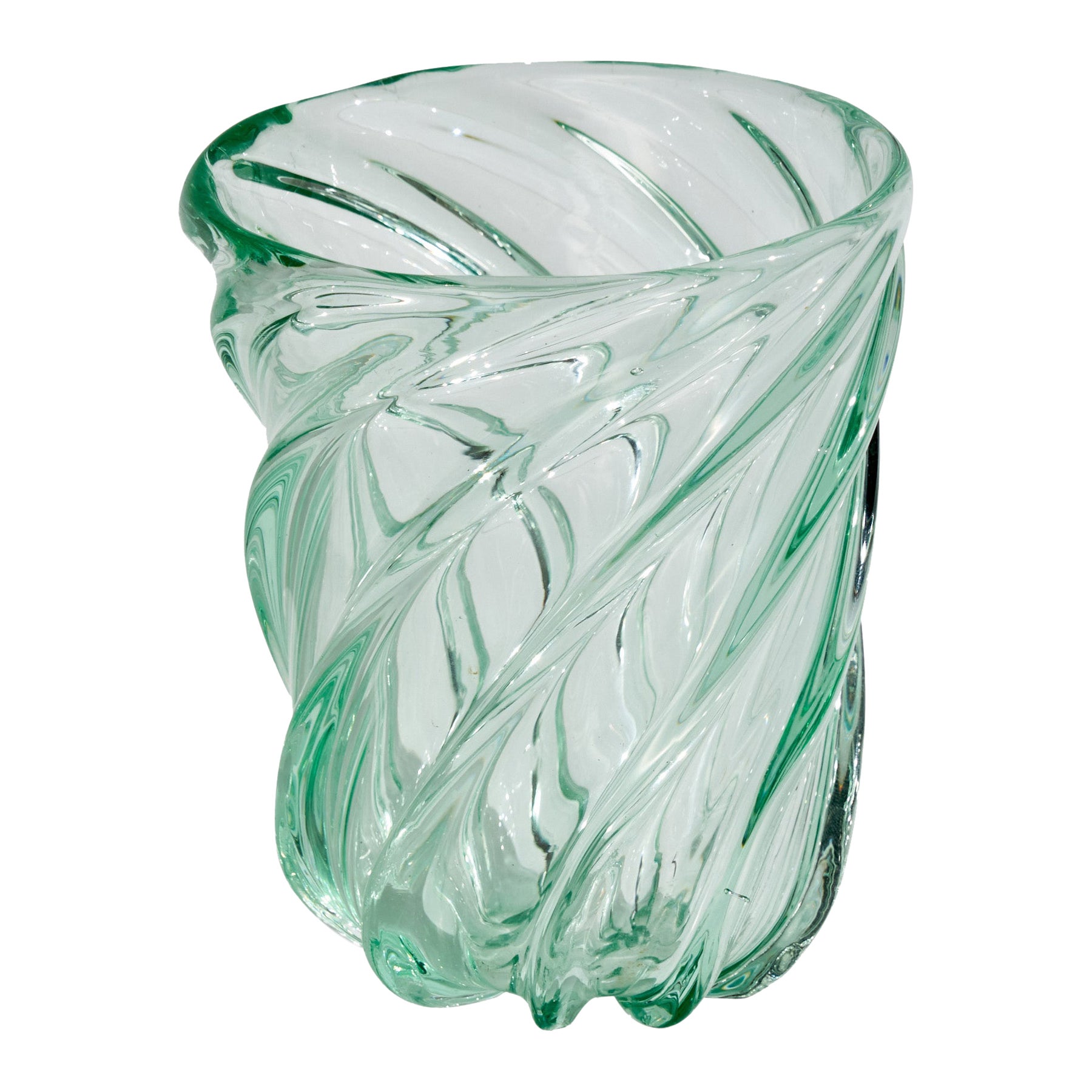 Johansfors Glasbruk, Vase, Glass, Sweden, 1930s