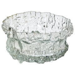 Tapio Wirkkala, Sizeable Bowl, Glass, Finland, 1950s