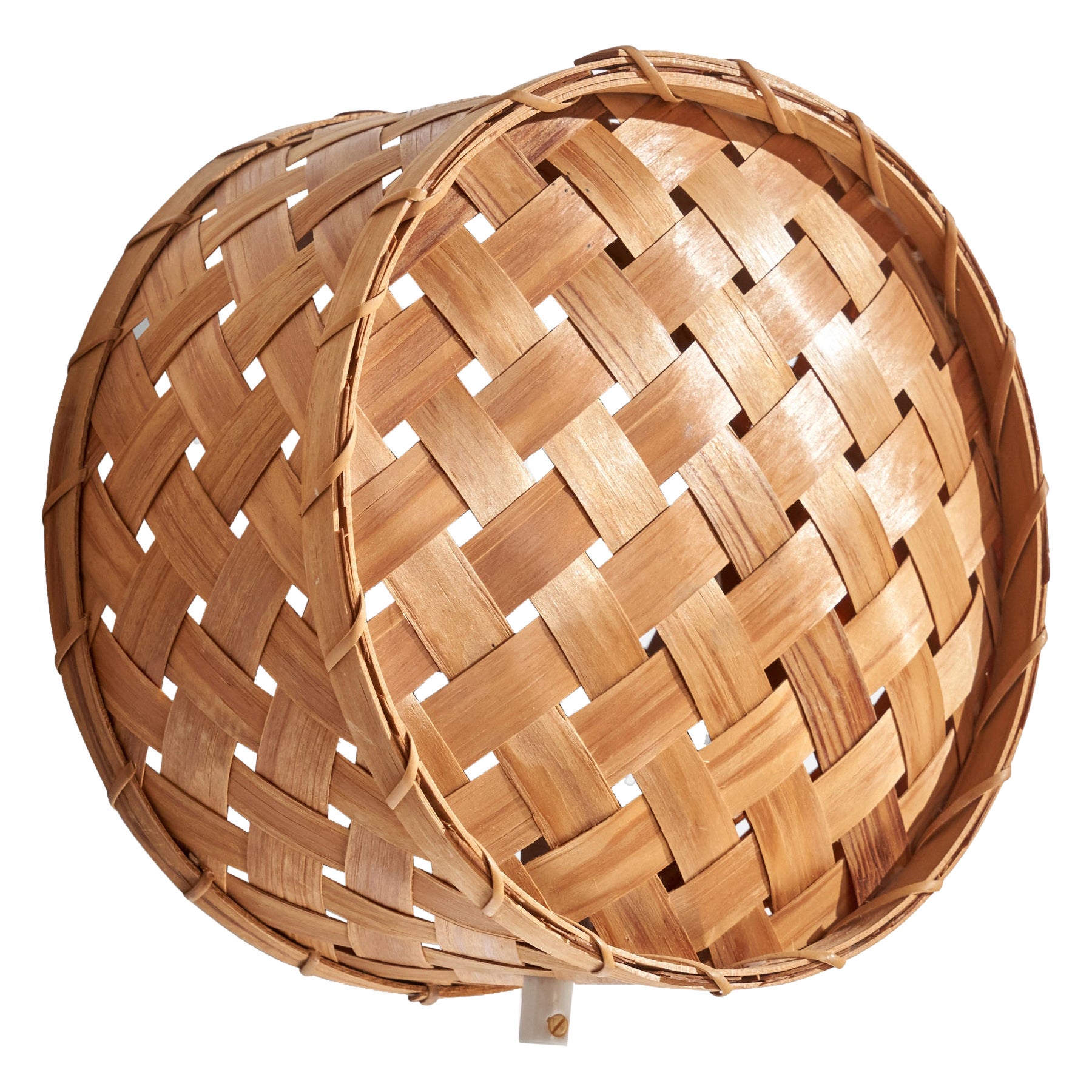 Schwedische Designerin, Wandleuchte, Kiefernholz, Schweden, 1970er Jahre