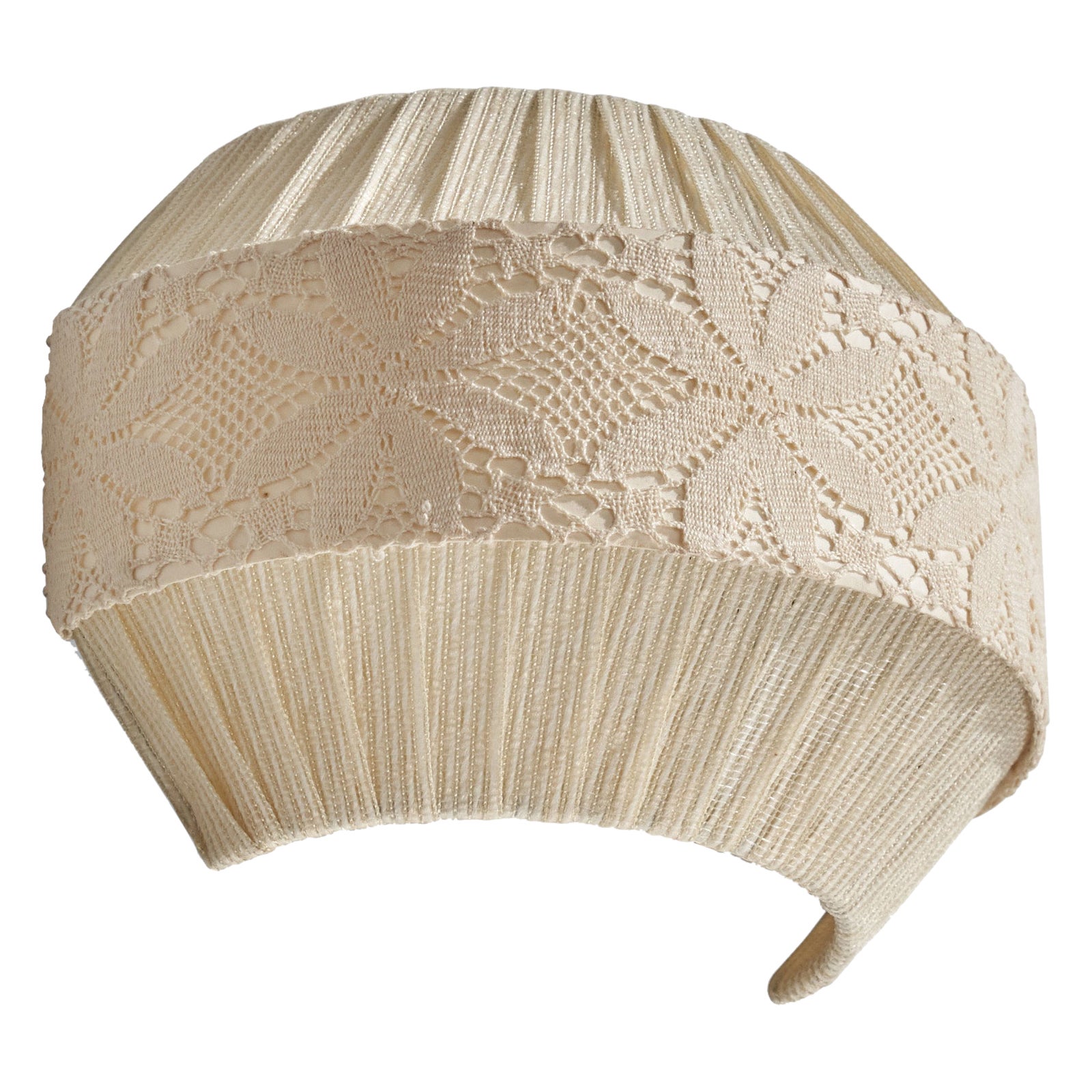Schwedische Designerin, Wandleuchte, Stoff, Schweden, 1960er Jahre