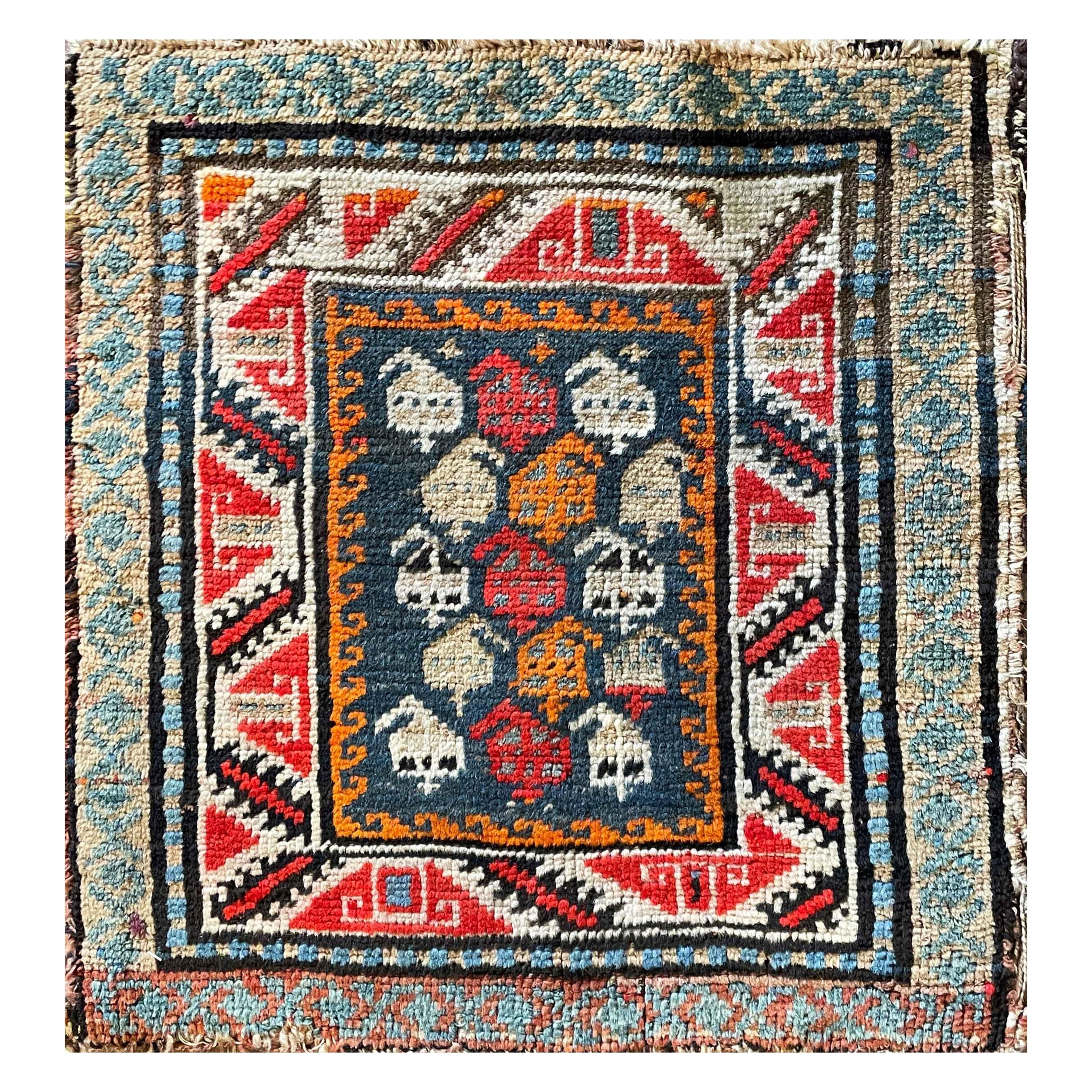 Tapis antique d'Anatolie Yastik Yastik, tel quel