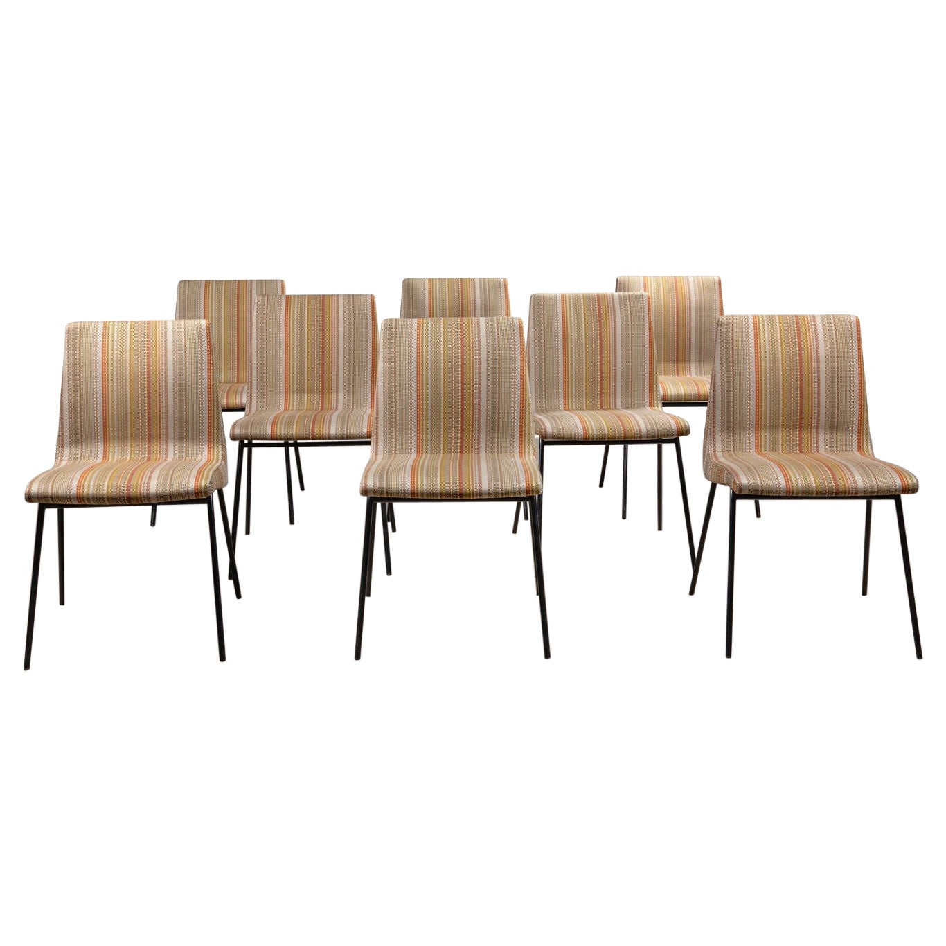 Set of Eight Dining Chairs by Pierre Paulin for Ligne Roset