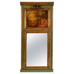 Miroir Trumeau français du 18ème siècle, vers 1760-1780