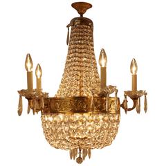Spanish Empire Style Crystal Chandelier