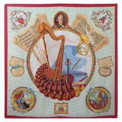Hermes Mozart Silk Scarf with Box