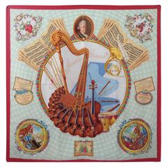 Hermes Mozart Silk Scarf with Box