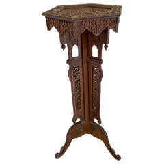Fantastische Qualität Antike Edwardian geschnitzt Plant Stand