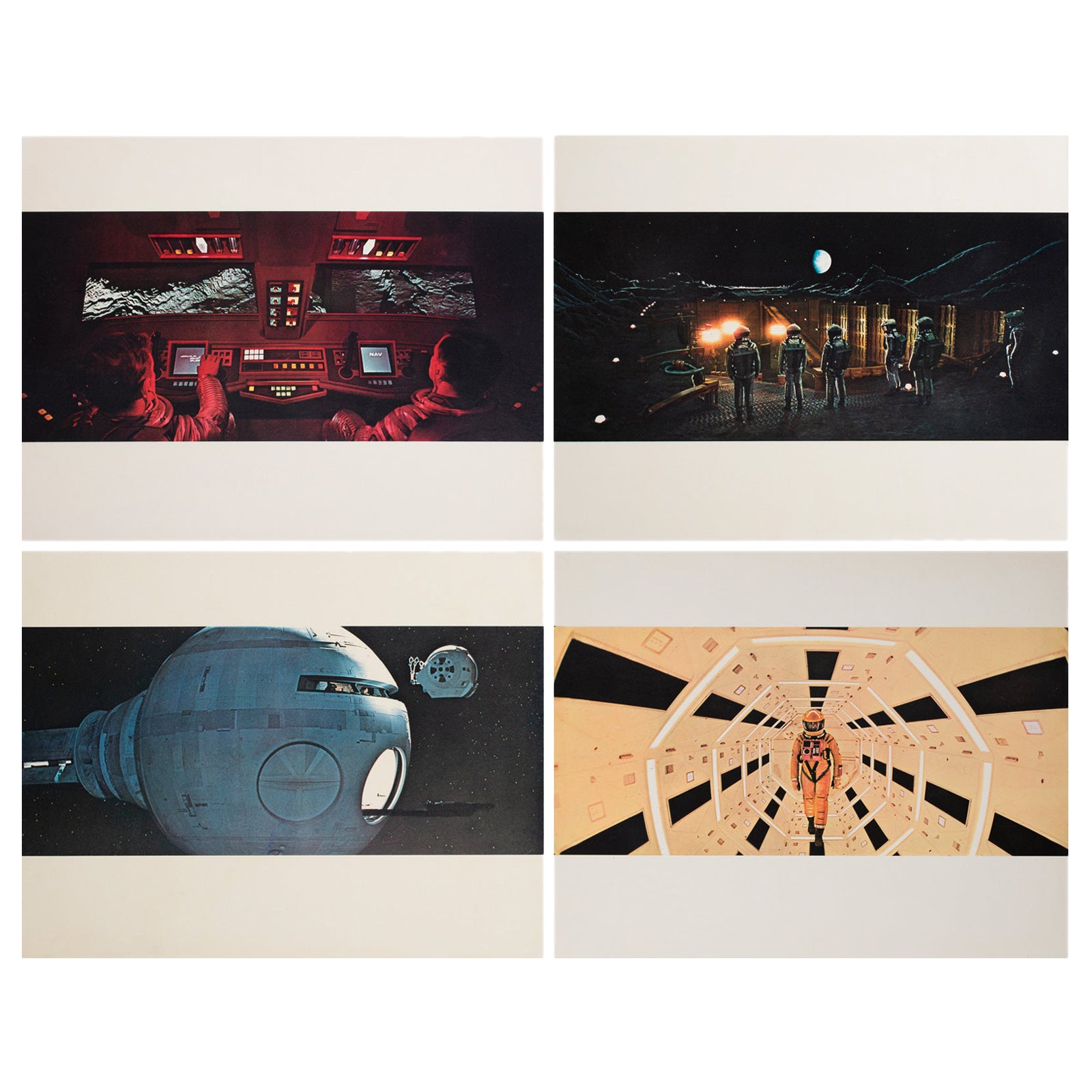 2001 A Space Odyssey 1968 Italian Oversized Film Stills Posters