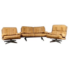 Howard Keith Original Kohinoor Three Piece Suite Sofa HK London Mid Century