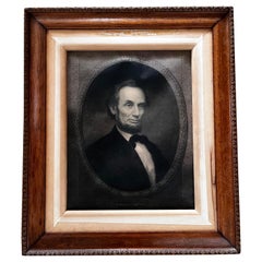 Litografia Ritratto di Abraham Lincoln di William E. Williams, 1866
