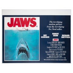 Affiche originale du film britannique Les Dents de la mer, 1975, Roger Kastel