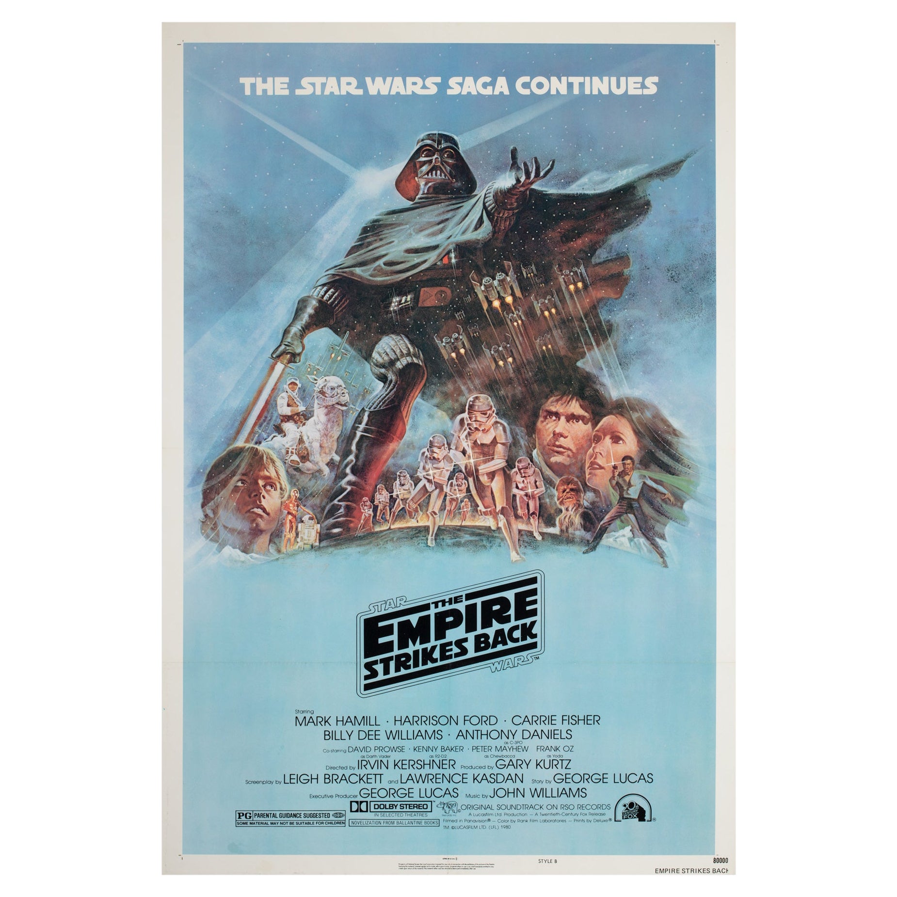 L'Impero colpisce ancora 1980 USA 1 foglio stile B Poster cinematografico, I. A. B.