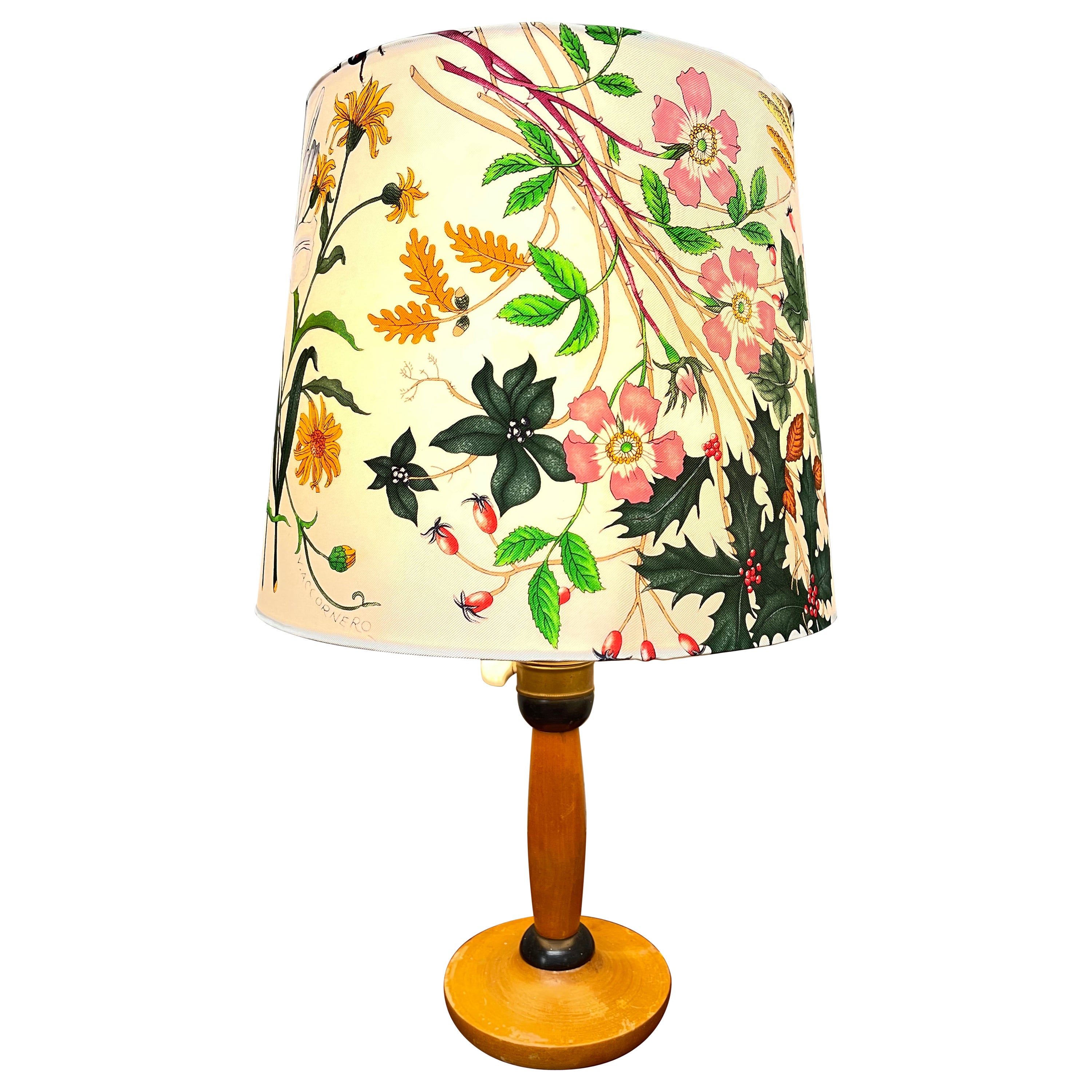 An Antique Swedish Art Deco Table Lamp