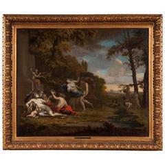 17th Century French Old Master oil painting, School of Poussin