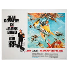 Solo due volte vivi 1967 UK Quad Style B Film Poster, Frank McCarthy