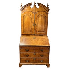 Exceptional Two Part George I English Secretary Desk in Walnut