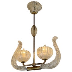 Italian Murano Pendant Barovier & Toso