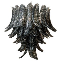 Murano Black Palm Chandelier