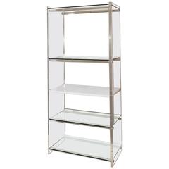 Attractive Mid-Century Etagere with Lucite Sides