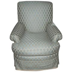 Attractive Upholstered Swivel Armchair