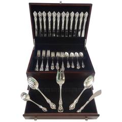 Danish Baroque by Towle Sterling Silver Flatware Set 12 Service 67 Pieces