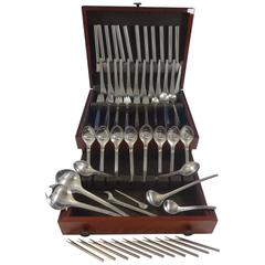 Tanaquil by Georg Jensen Stainless Steel Flatware Set For 12 Service Modernism 2