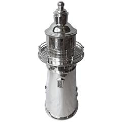 Lighthouse Form Cocktail Shaker, circa 1930