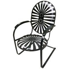 francois carre large garden rocker in black