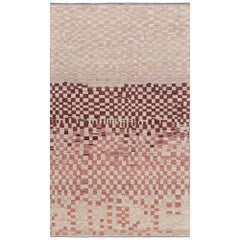 Alfombra de estilo marroquí de Rug & Kilim con motivos geométricos policromáticos