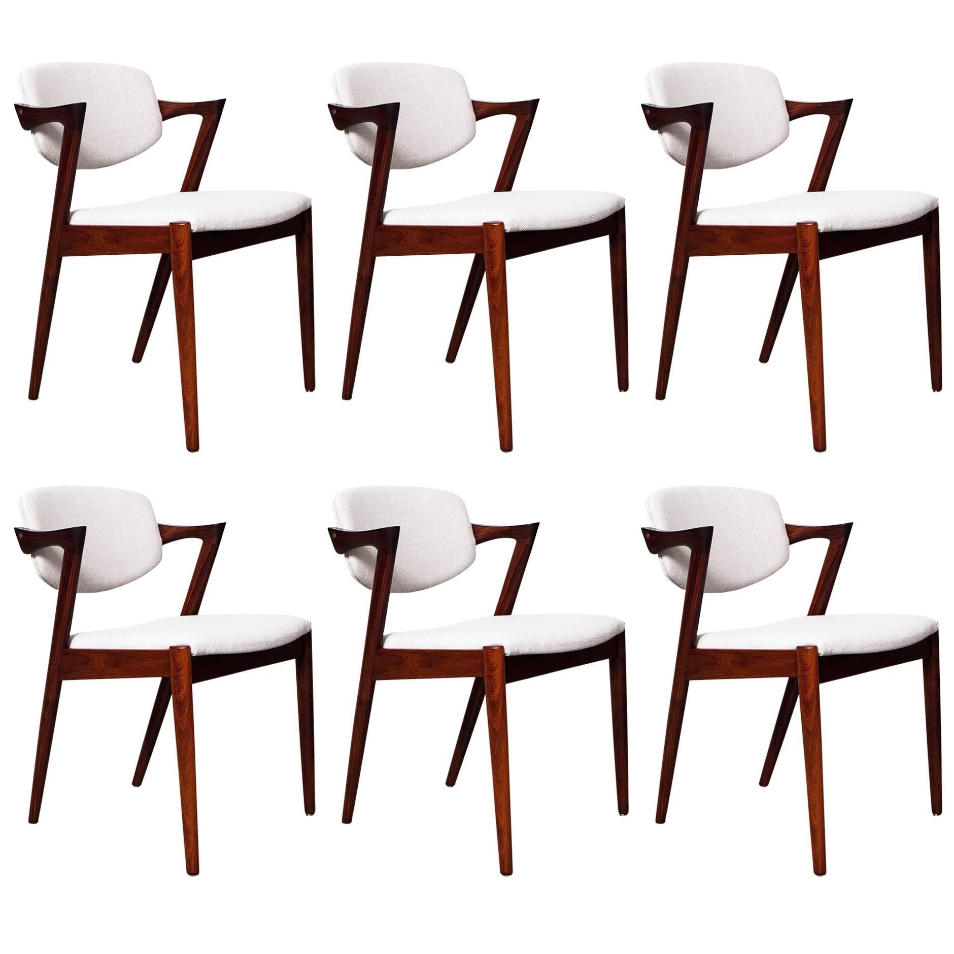 Kai Kristiansen Model 42 Dining Chairs