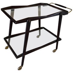 Cesare Lacca food trolley for Cassina original vintage 1950s