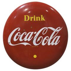 Original Coca Cola Porcelain Advertising Sign
