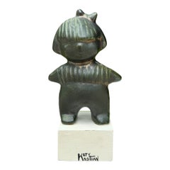 Koty Kristian Figurative Ceramic Girl Sculpture, c.1960