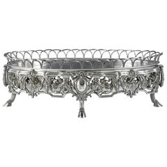 19th Century French Solid Silver Jardiniere