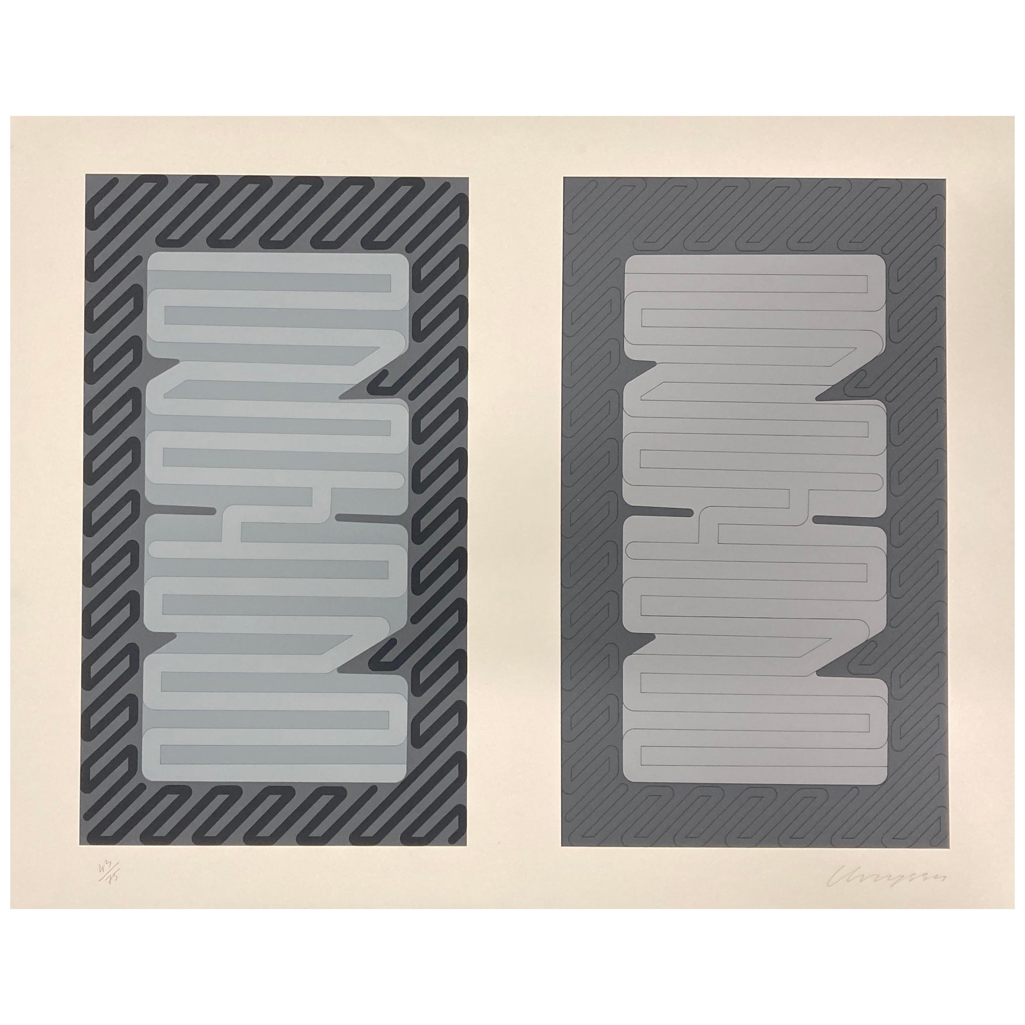 Chryssa, 'Electric Sky', 1980, Serigraph, Signed and Numbered