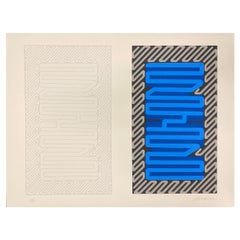 Chryssa, 'Electric Sky', 1980, serigrafia, firmata e numerata