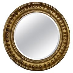 Large Gilt Round Mirror