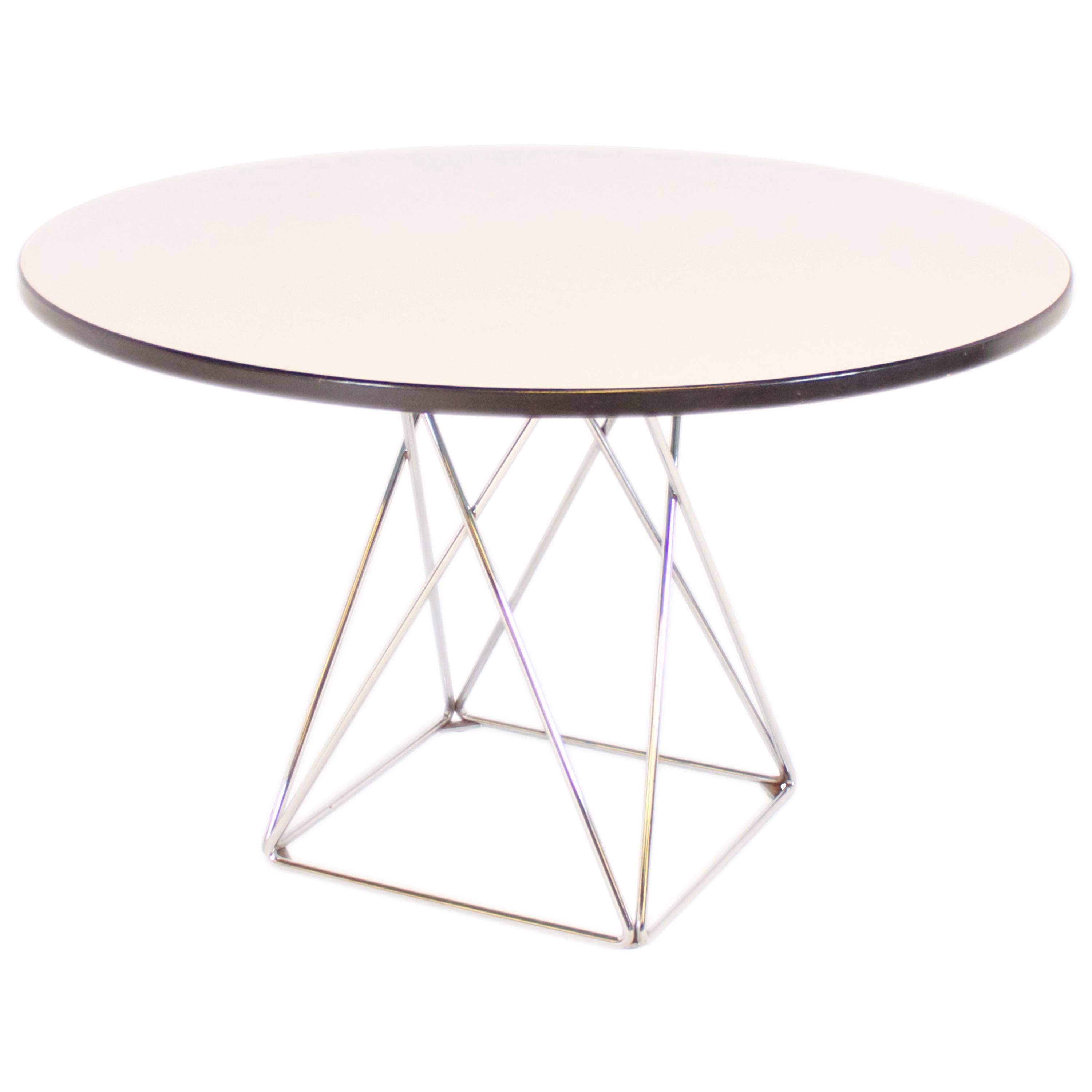 Thonet Formica and Chrome Dining Table