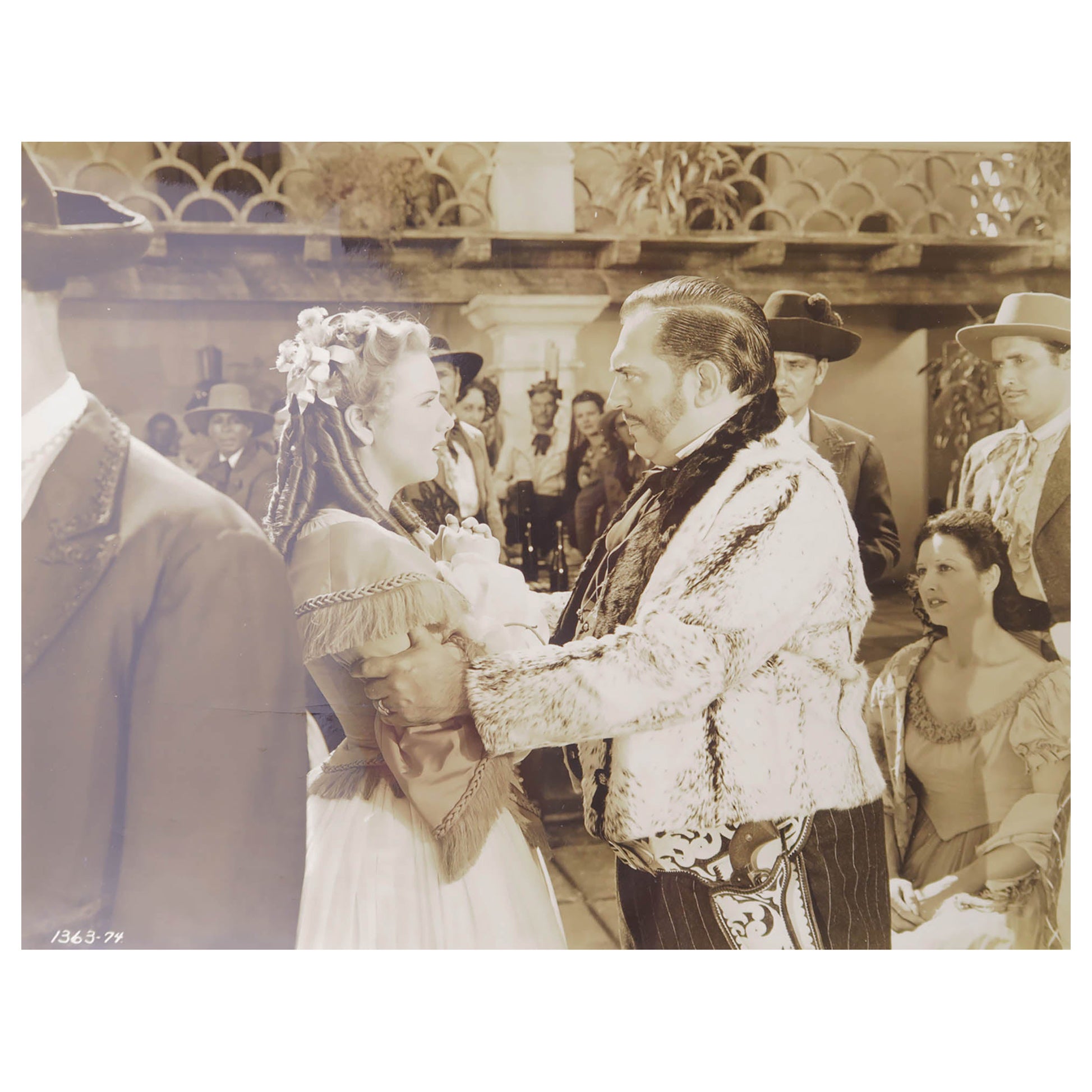 Original Vintage Photograph of Deanna Durbin In " Can't Help Singing " 1944