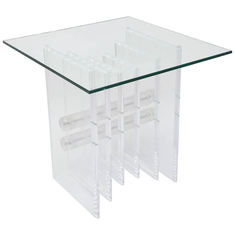 Lucite Coffee Table Base For At 1stdibs Lucite Coffee Table Base For